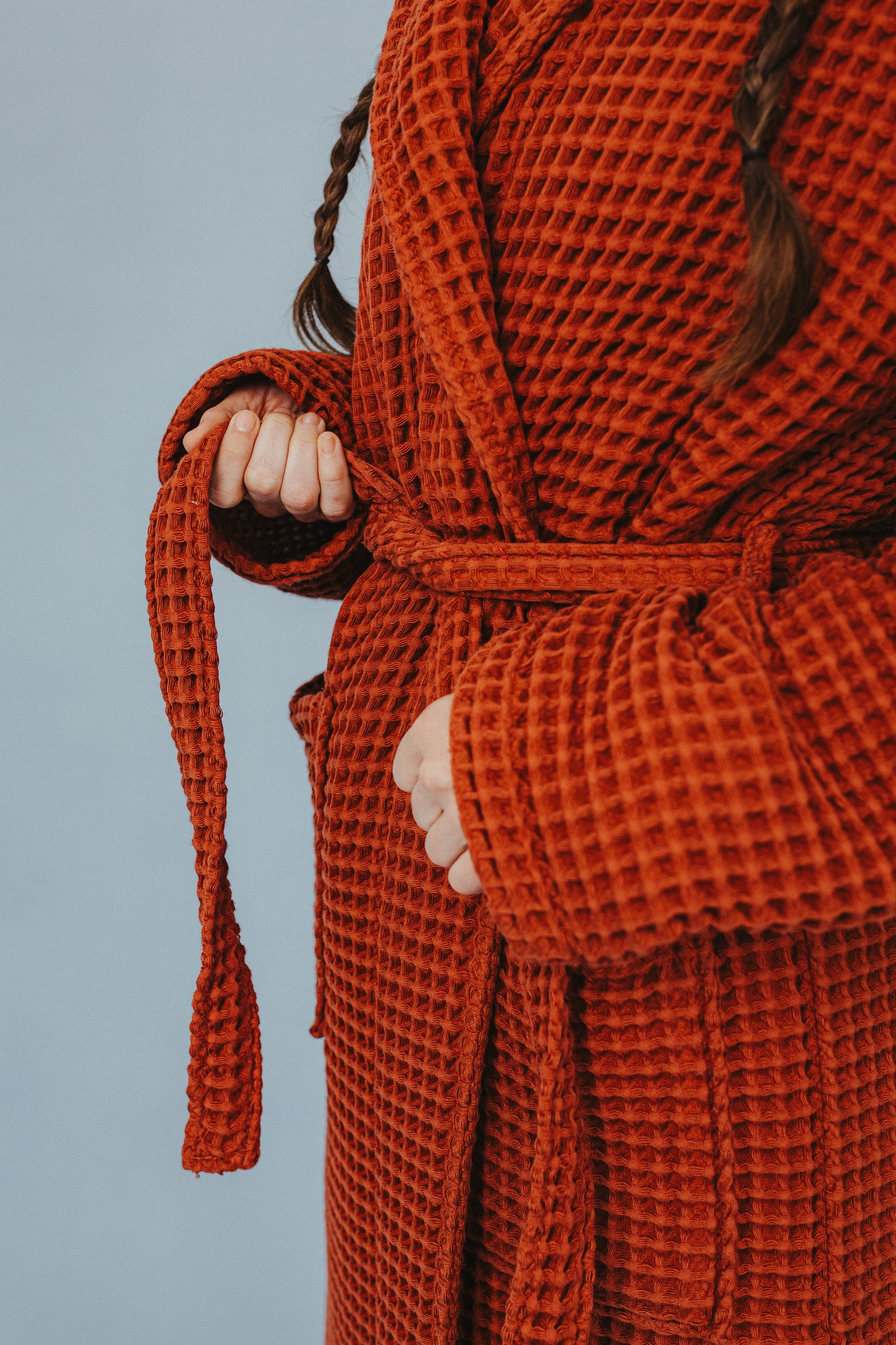 Turkish Cotton Waffle Bath Robe